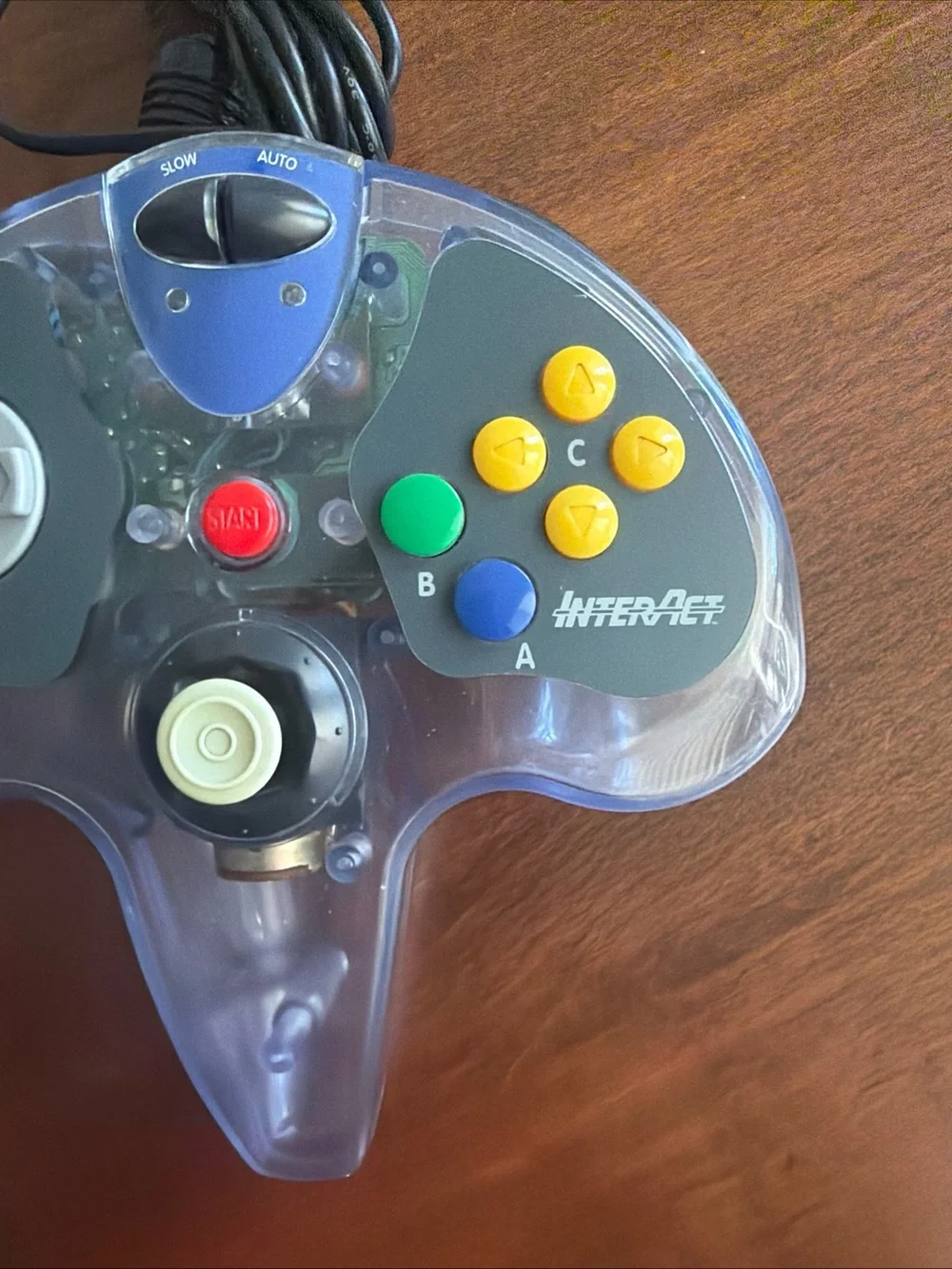 Nintendo 64 InterAct Shark Pad Pro 2 Controller N64 Clear